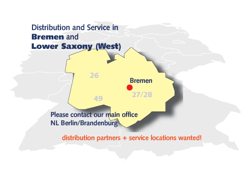 Vertriebsgebiet Niedersachsen(West)