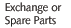 Exchange or Spare Parts