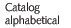 catalog alphabetical